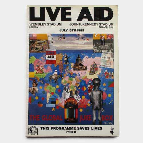 Live aid concert programme - live,